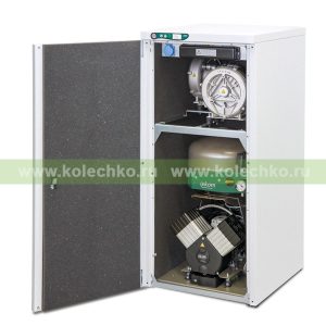 EKOM DUO 2/M – безмасляный компрессор с мембранным осушителем для двух стоматологических установок / Гарантия 2 года