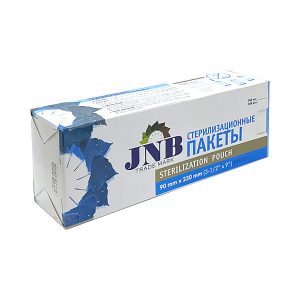 Стерилизационные пакеты 90×210 мм, 200 шт, JNB