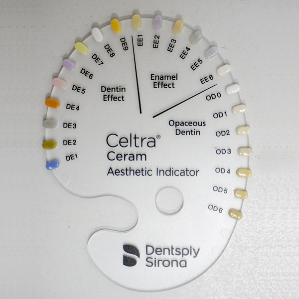 Celtra Ceram Shade Indicator (шкала цветов) Aesthetic Indicator