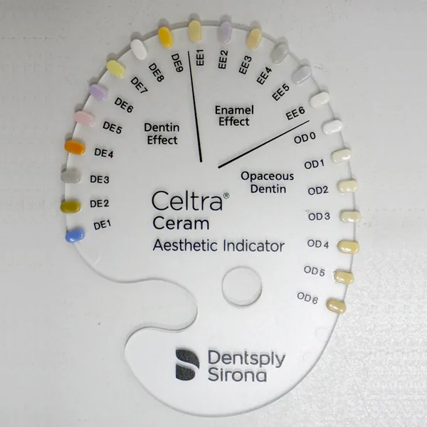 Celtra Ceram Shade Indicator (шкала цветов) Aesthetic Indicator