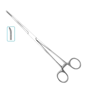 Арт. П-17-266 Зажим Бильрот изогнутый №3, 250 мм (Pean)