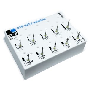 Финишные алмазные боры DTF c экстрамелким зерном – 10 шт.