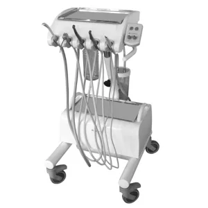 CHIROMEGA 654 — подкатная стоматологическая установка (Cart) с верхней подачей шлангов