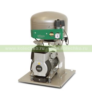 EKOM DK50 PLUS – безмасляный компрессор без шкафа, без осушителя, для одной стоматологической установки (70 л/мин, 6 – 8 бар) / Гарантия 2 года