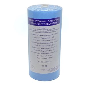 Трехслойные салфетки (нагрудники) в рулоне JNB 60 х 53 см (80 шт)