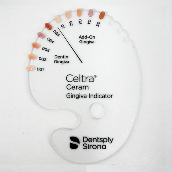 Celtra Ceram Shade Indicator (шкала цветов) Gingiva