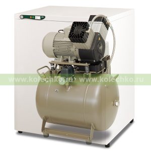 EKOM DK50 2V/50S/M – безмасляный компрессор со шкафом, с мембранным осушителем, для двух стоматологических установок (104 л/мин, 6 – 8 бар) / Гарантия 2 года  / В НАЛИЧИИ