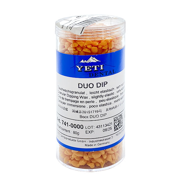Погружной воск в гранулах Duo Dip Yeti оранжевый, 80 г