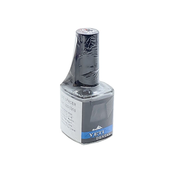 Лак компенсационный серебряный Die Spacer Silver Yeti, 13 мкм, 18 мл