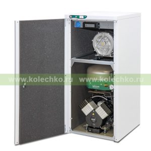EKOM DUO 2V – безмасляный компрессор с отсасывающим агрегатом для двух стоматологических установок / Гарантия 2 года
