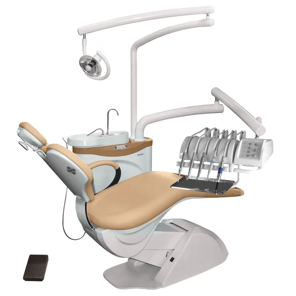 CHIROMEGA 654 NK — стоматологическая установка с верхней подачей шлангов