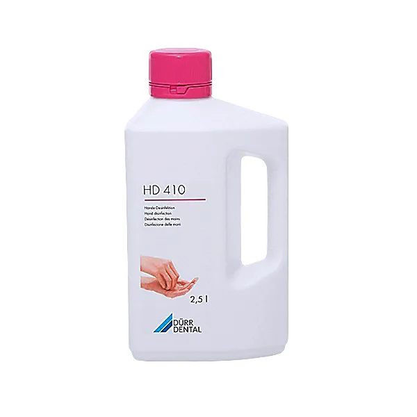 HD 410 2,5 л — средство для дезинфекции, очистки и ухода за кожей рук Durr Dental