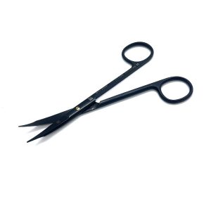 Ножницы черные Goldmann-Fox Ultra изогнутые 1117-400B, 13 см, Schwert